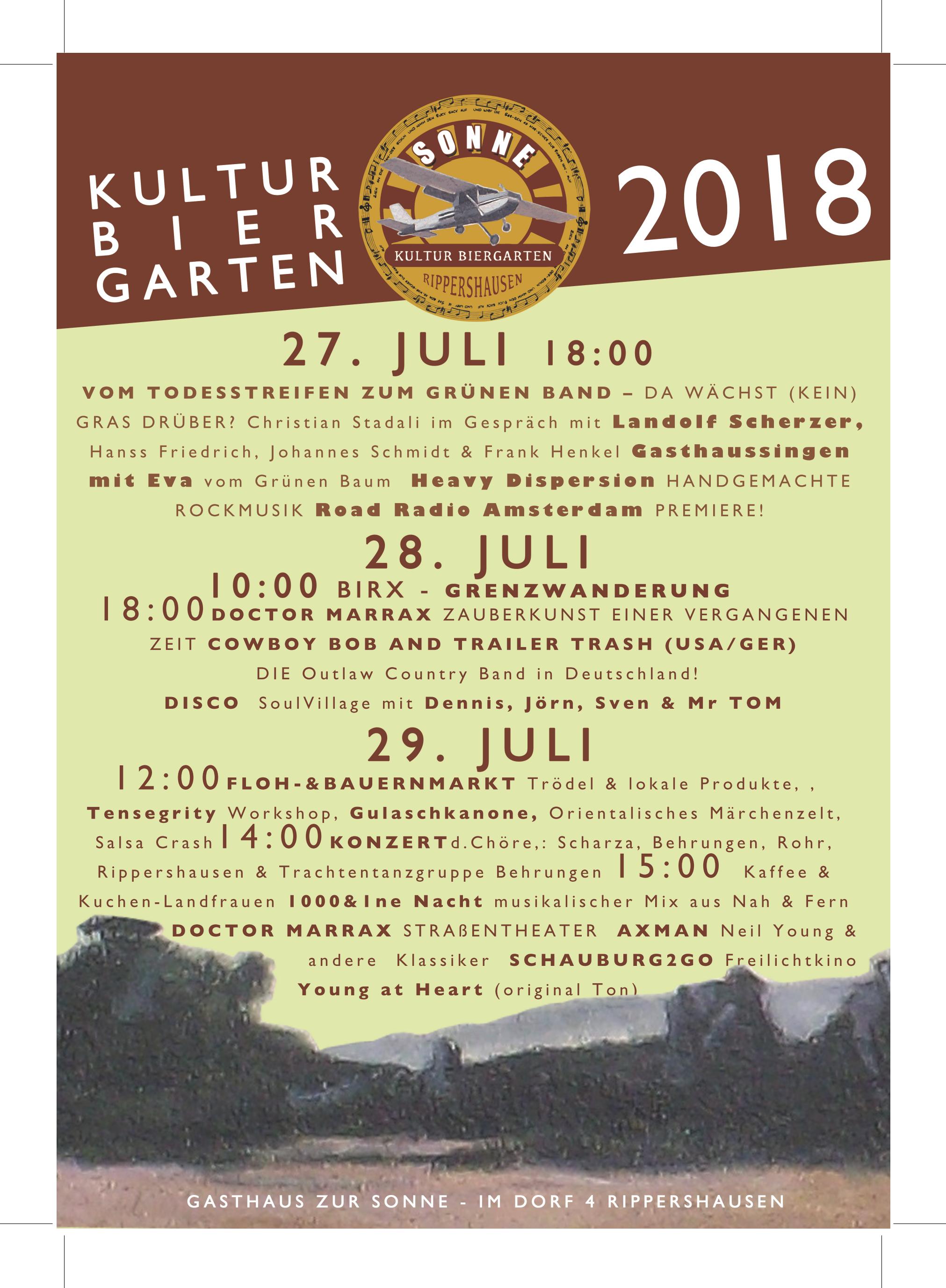 Kulturbiergarten 2018